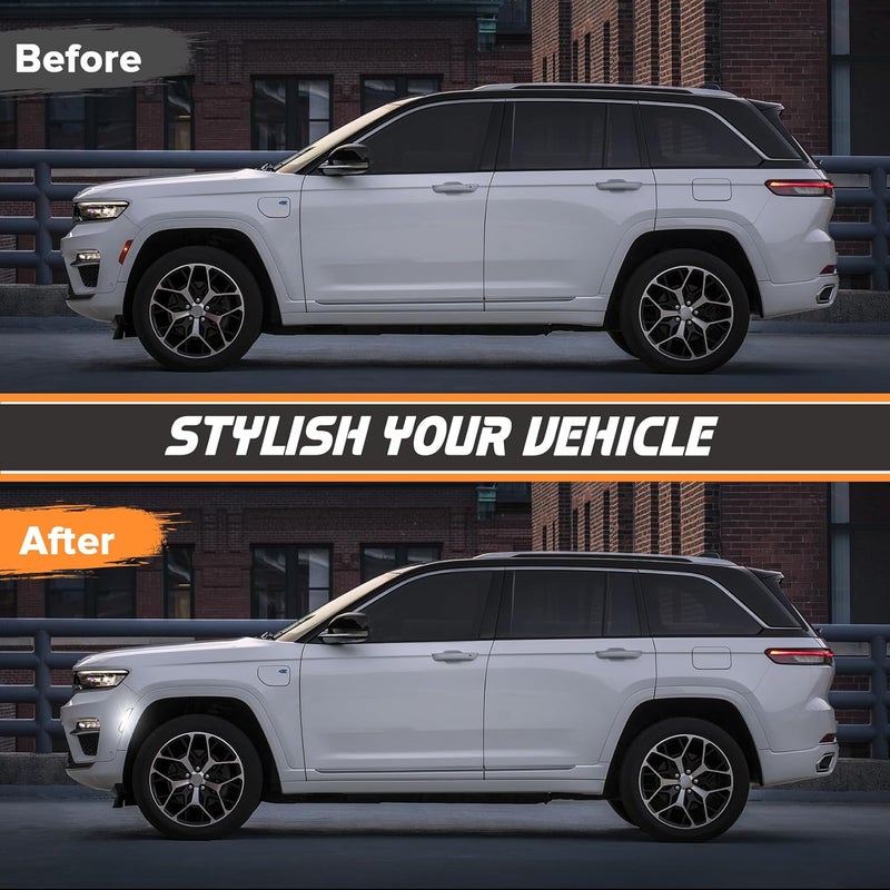 Aexploer LED Side Marker Lights Compatible with Grand Cherokee 2021–2025,Side Markers Lamps Lights Parking Lights Smoked Lens White Light - Image 5